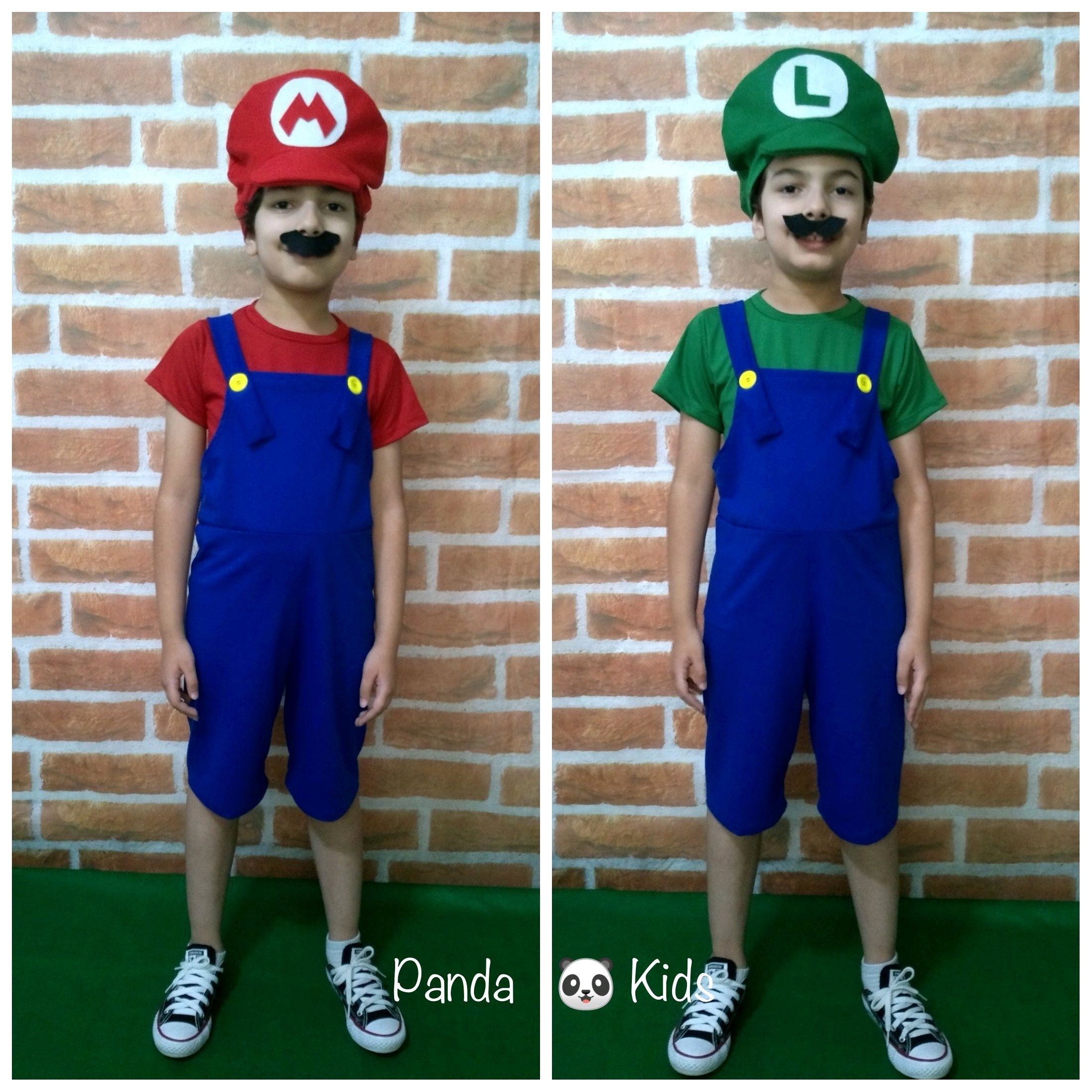 Fantasia Mario e Luigi Infantil