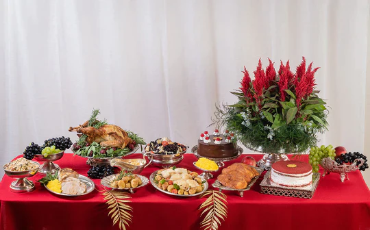 mesa de natal Ceia