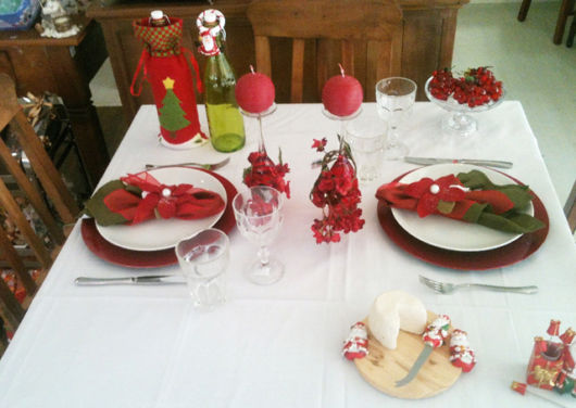 mesa de natal Para 2 pessoas